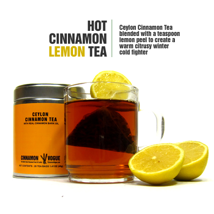 Cinnamon lemon tea